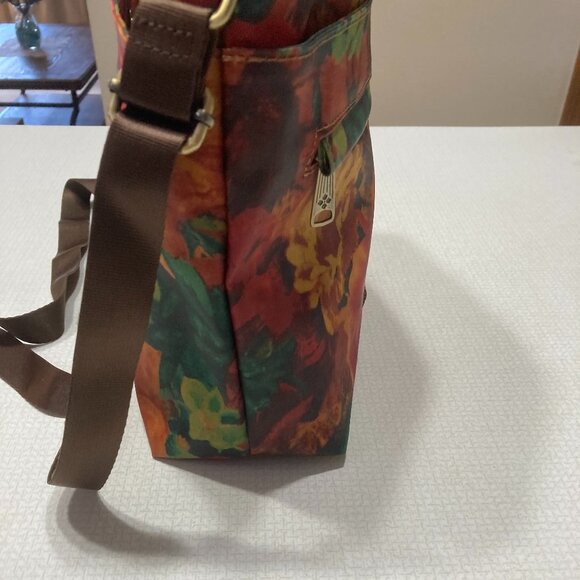 Patricia Nash Fall Floral Coated Canvas Crossbody - Picture 4 of 11